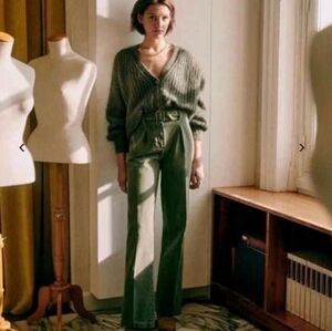 Sezane Green Pants